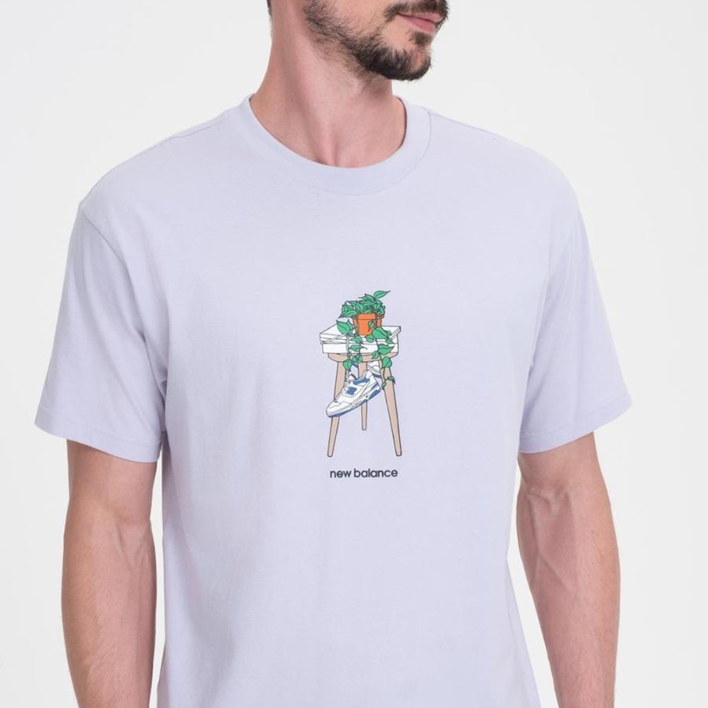 Imagem 4 do produto Camiseta New Balance Qt 550 Houseplant - Masculina