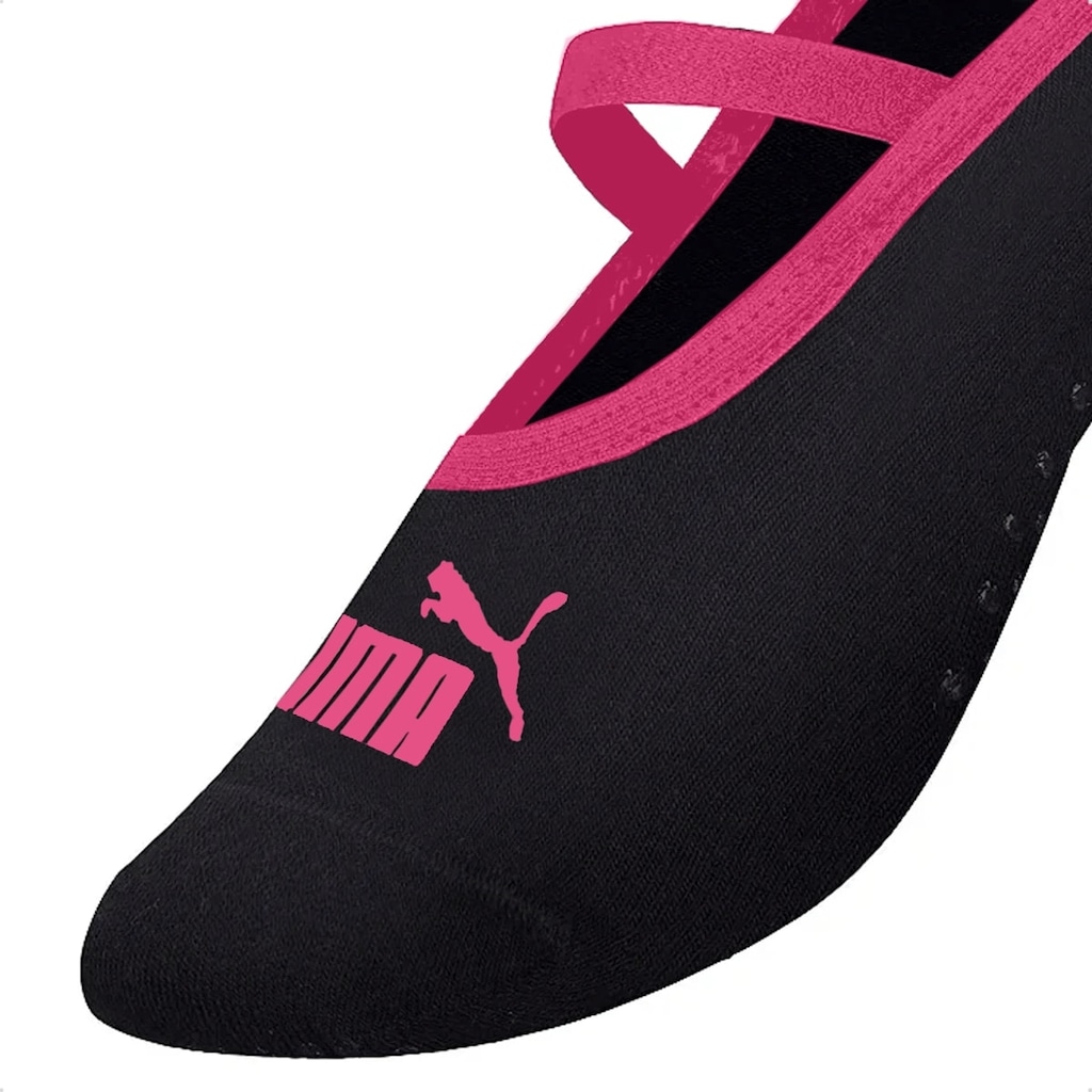 Imagem 3 do produto Meia Sapatilha Puma Antiderrapante com Viés Pilates - Feminina