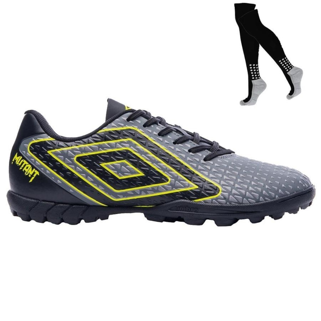 Chuteira Society Umbro Mutant + Meião - Adulto