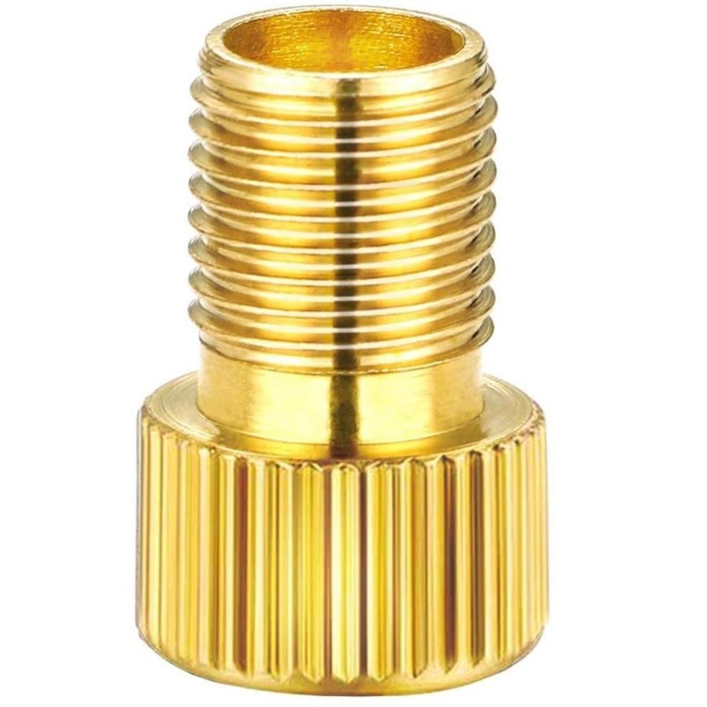 Imagem 4 do produto Adaptador Válvula Presta Bicicleta Bico Fino para Grosso (Par)