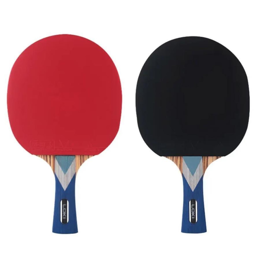 Imagem 2 do produto Kit de Tênis de Mesa Loki Rxton 6.0 Star Carbon - 1 Raq 1 Bolsa e 3 Bolas Gold Sports