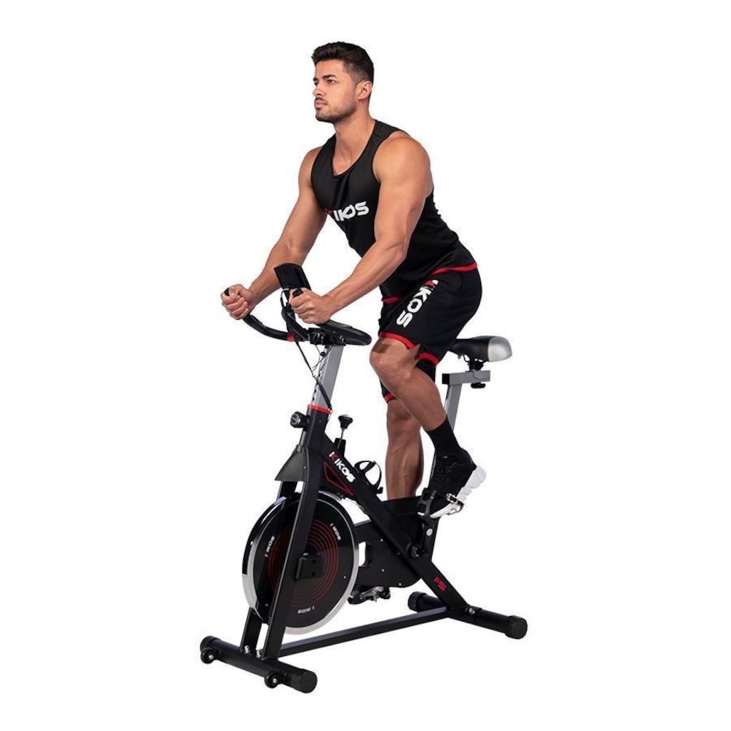 Imagem 3 do produto Bicicleta Spinning Kikos F7I Roda de Inércia 14Kg