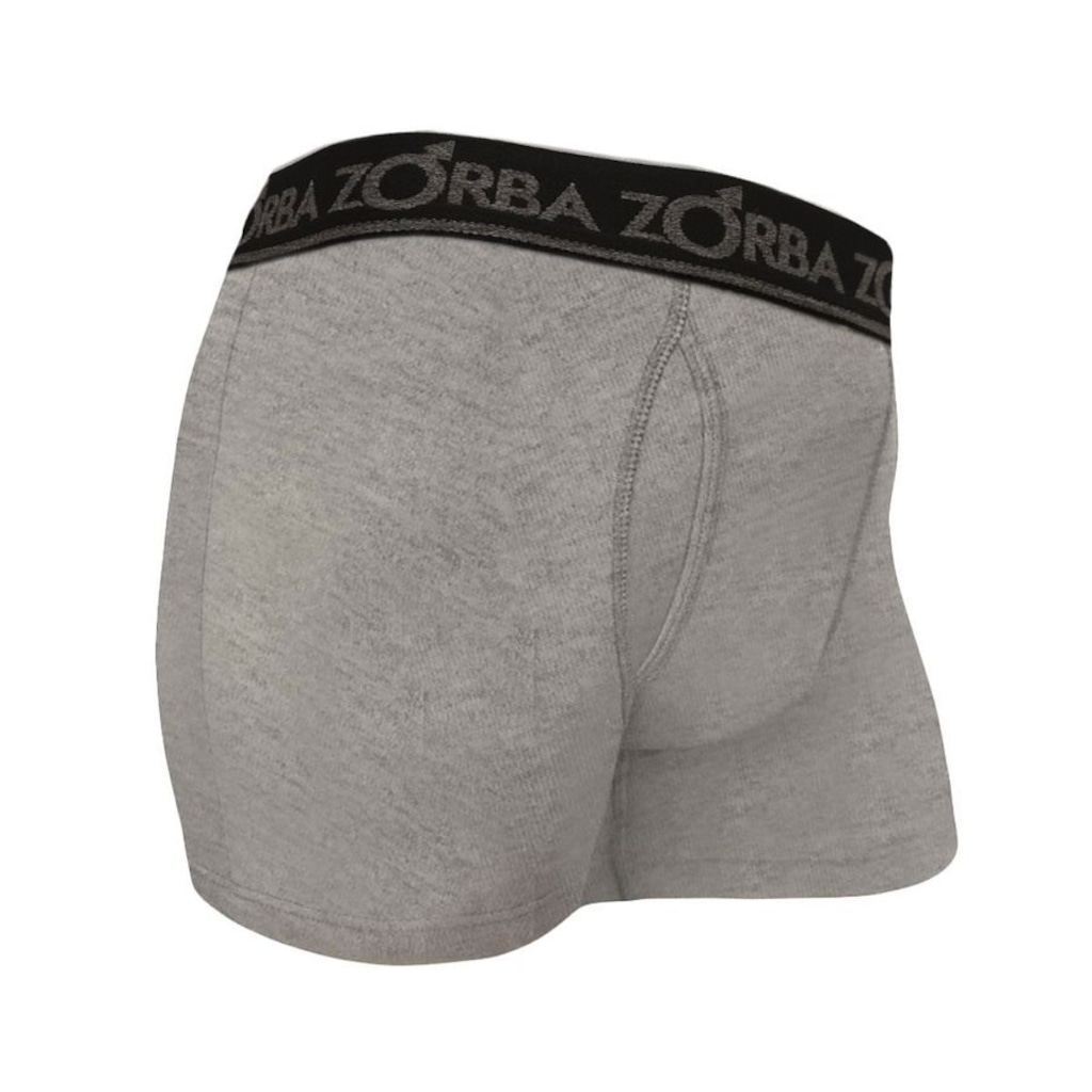 Imagem 3 do produto Kit Cuecas Zorba Boxer com Abertura - 6 Unidades - Adulto