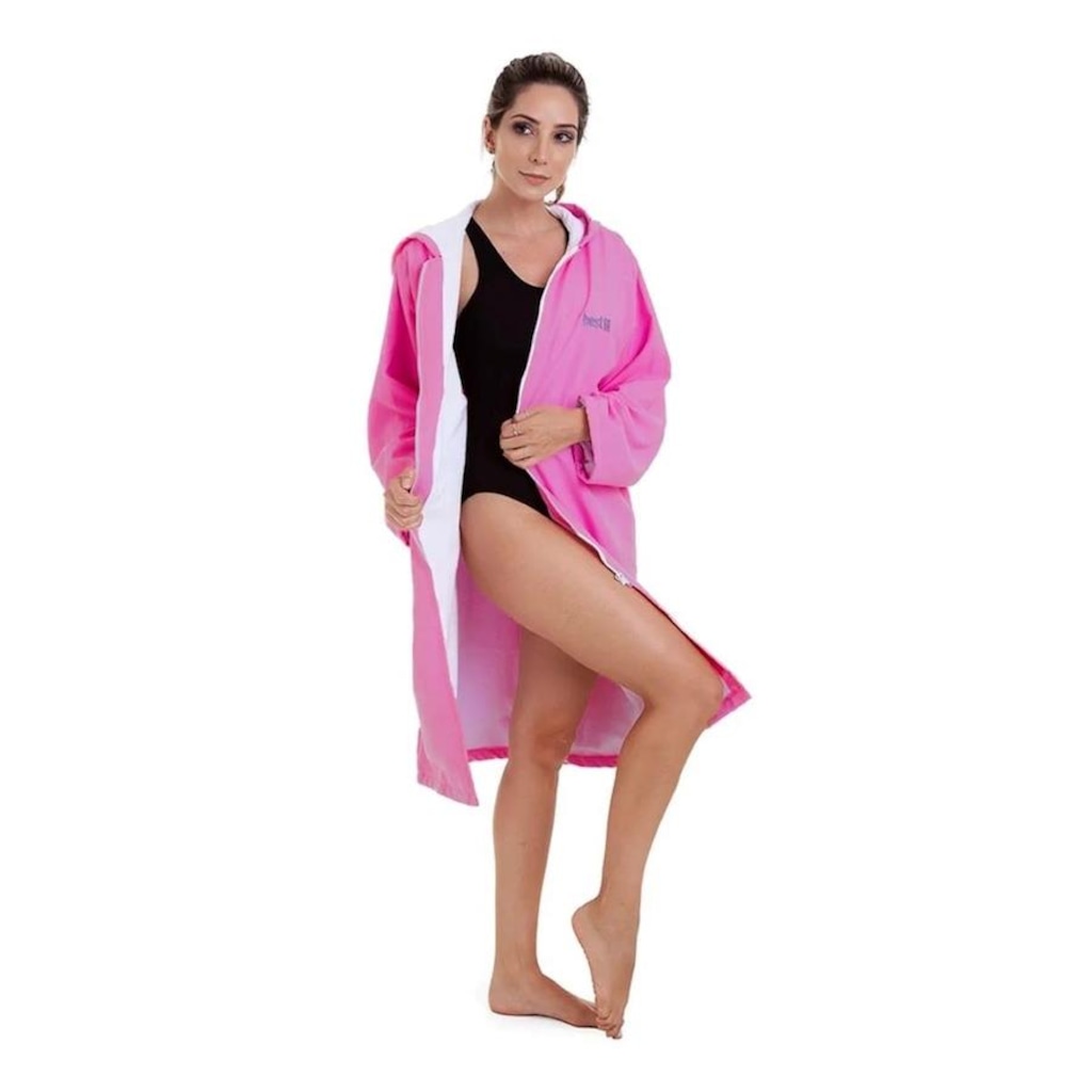 Imagem 3 do produto Roupão de Natação Best Fit Pink - Adulto