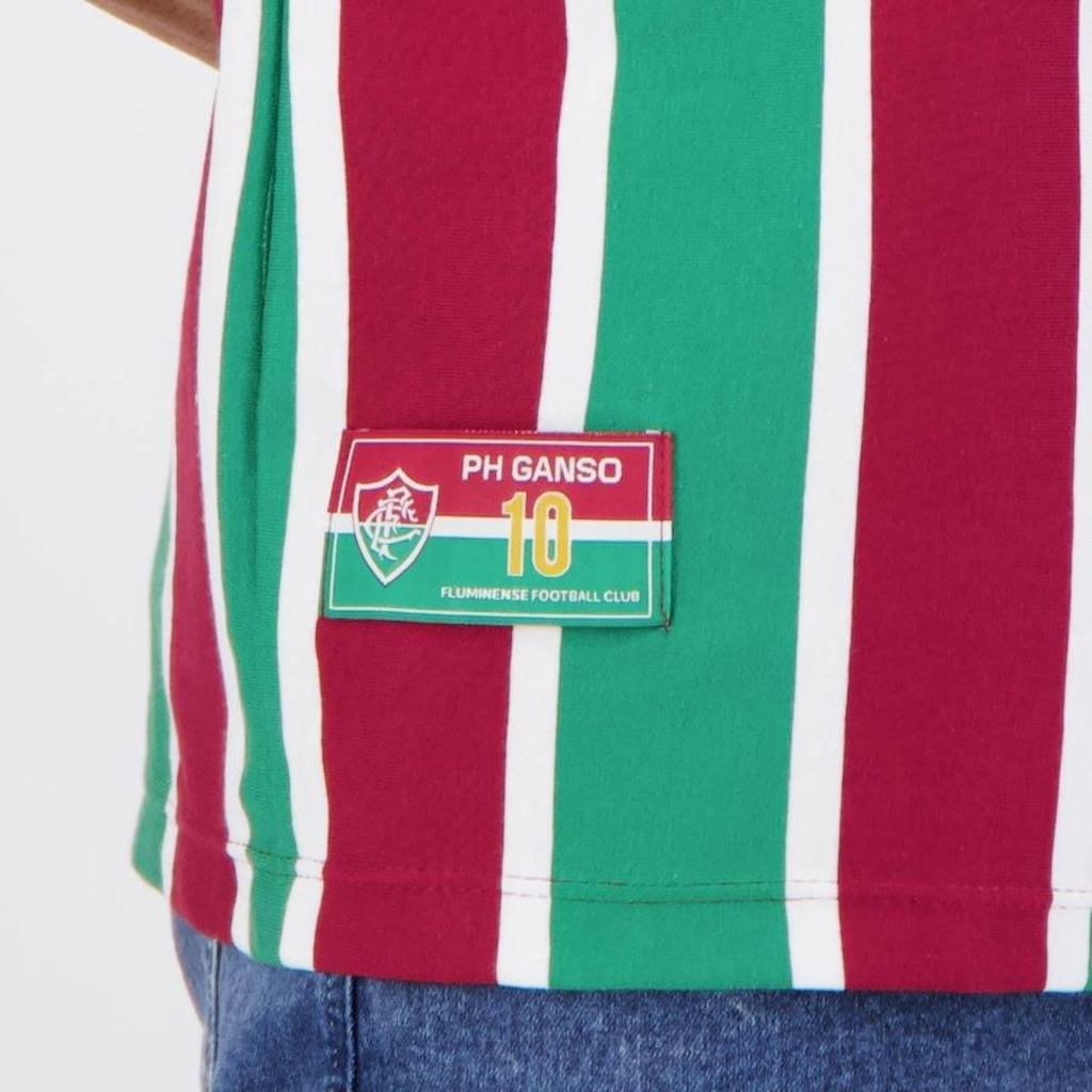 Imagem 2 do produto Camisa do Fluminense Braziline P.H Ganso 10 Tricolor - Masculina
