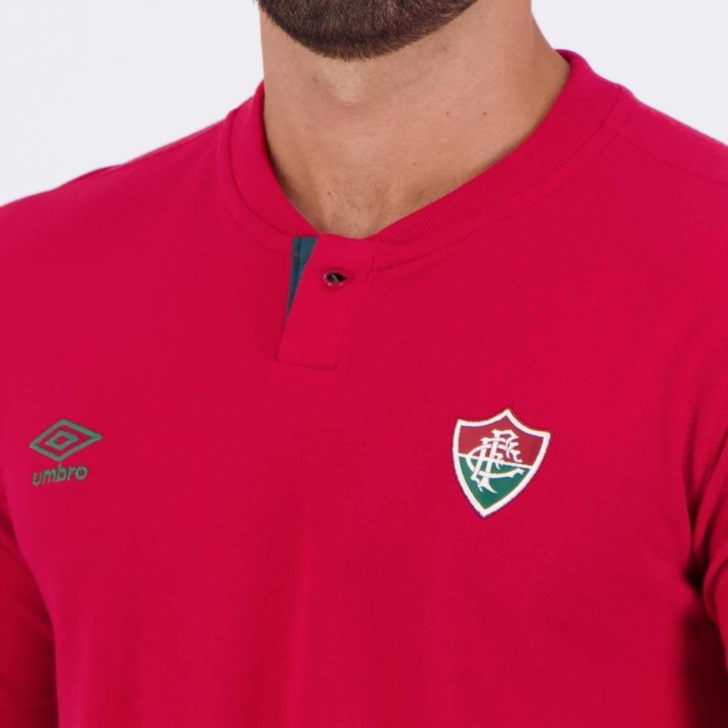 Imagem 5 do produto Camisa Polo do Fluminense Viagem 2024 Umbro - Masculina