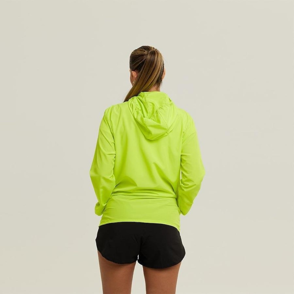 Imagem 3 do produto Jaqueta Corta Vento com Capuz WSS Brasil Impermeável Corrida - Feminina