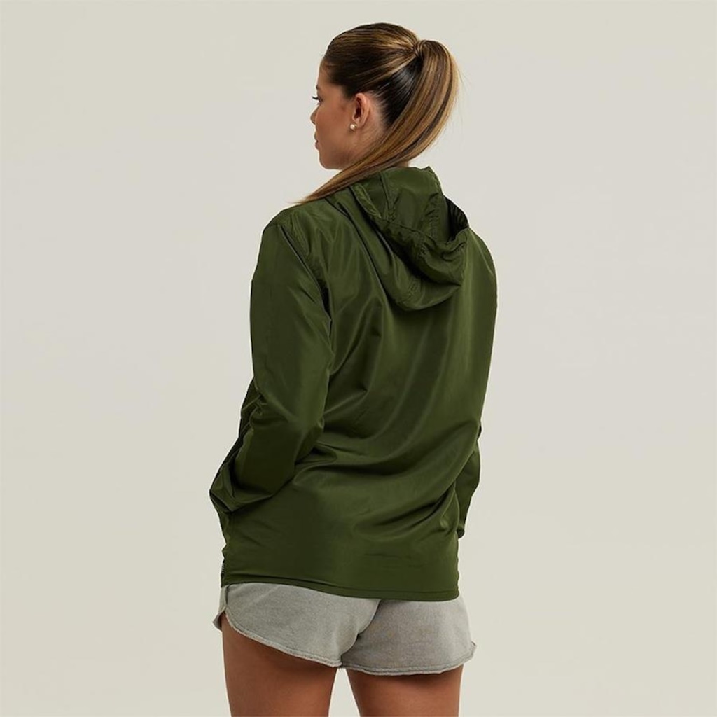 Imagem 3 do produto Jaqueta Corta Vento com Capuz WSS Brasil Impermeável Run Minimalist - Feminina
