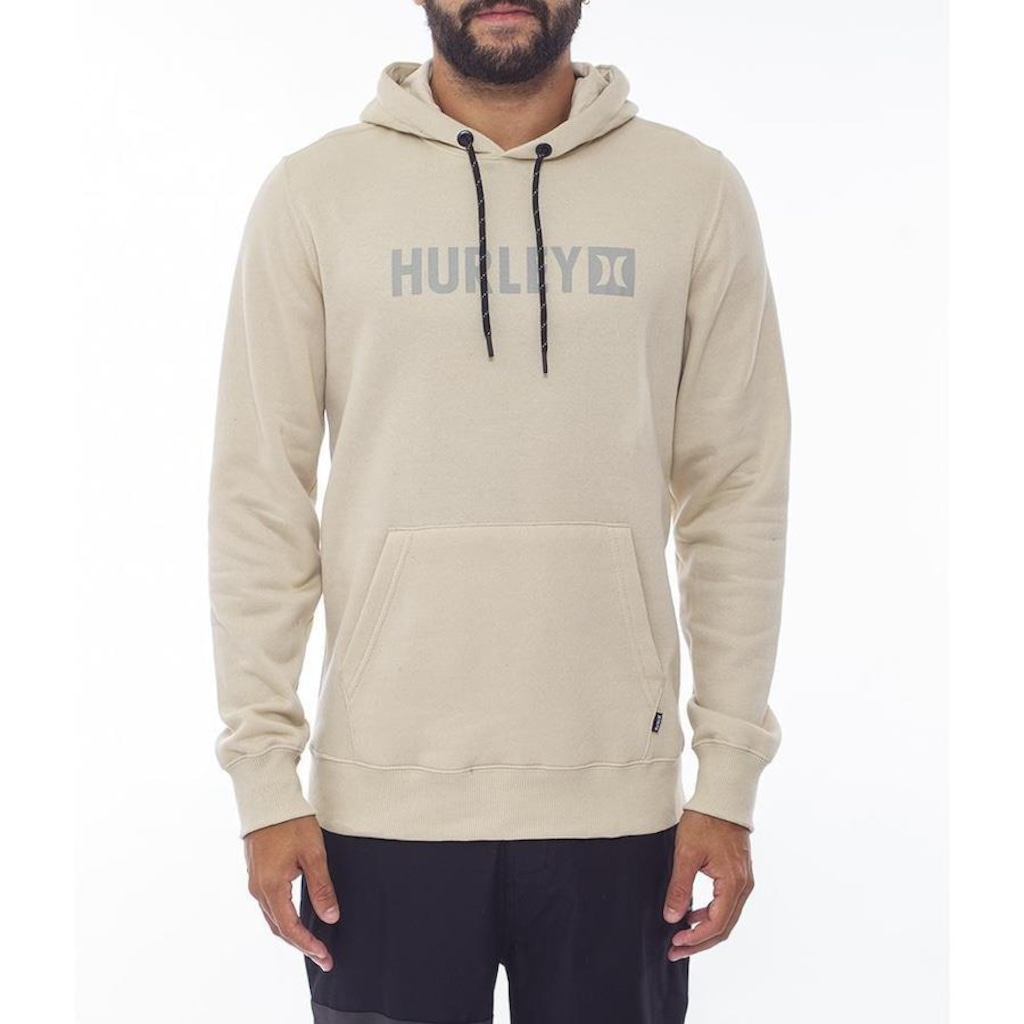 Blusão de Moletom Hurley Canguru Square - Masculino