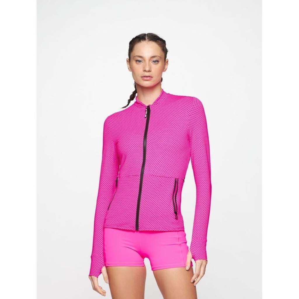 Jaqueta sem Capuz Bodyforsure com Recortes Essentials - Feminina