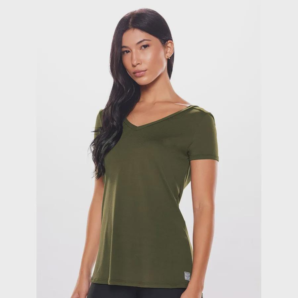 Imagem 3 do produto Camiseta Bodyforsure Decote Essentials - Feminina