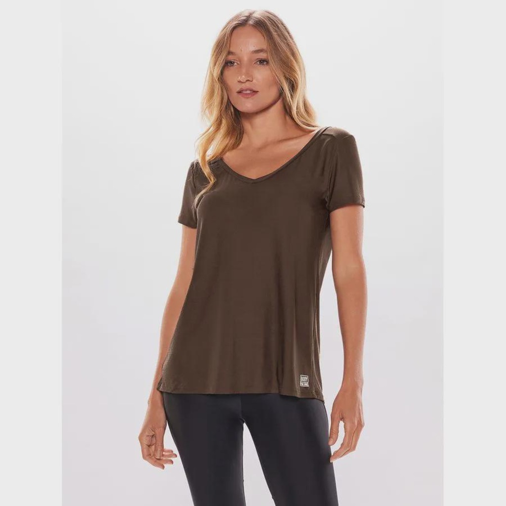 Imagem 1 do produto Camiseta Bodyforsure Decote Essentials - Feminina