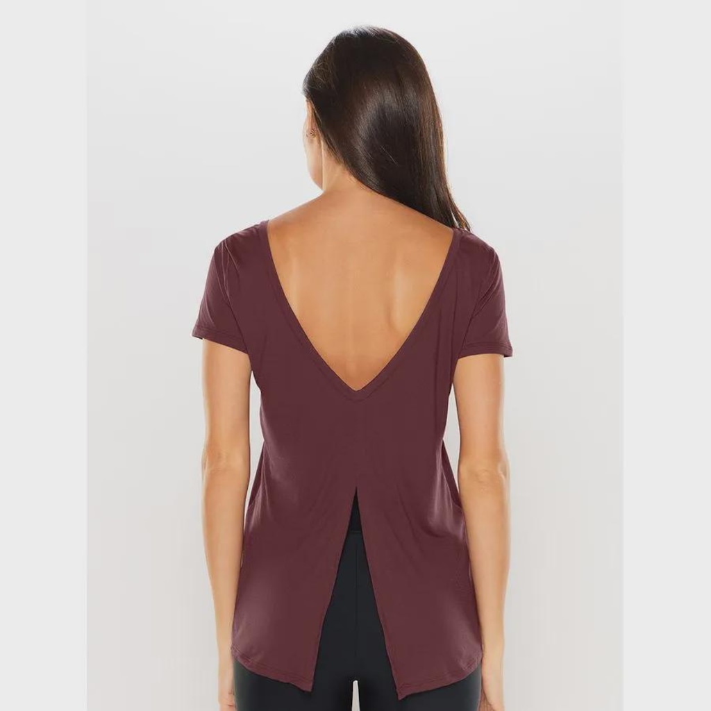 Imagem 3 do produto Camiseta Bodyforsure Decote Essentials - Feminina