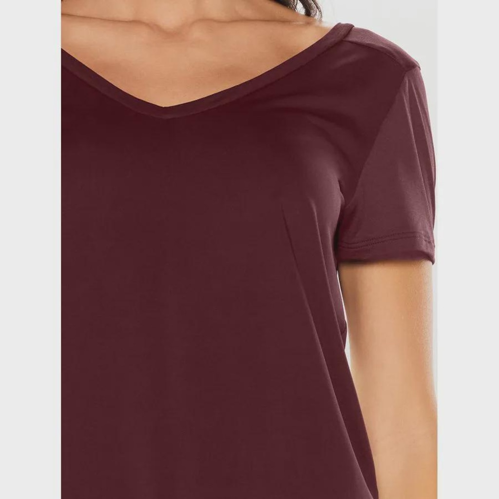 Imagem 4 do produto Camiseta Bodyforsure Decote Essentials - Feminina
