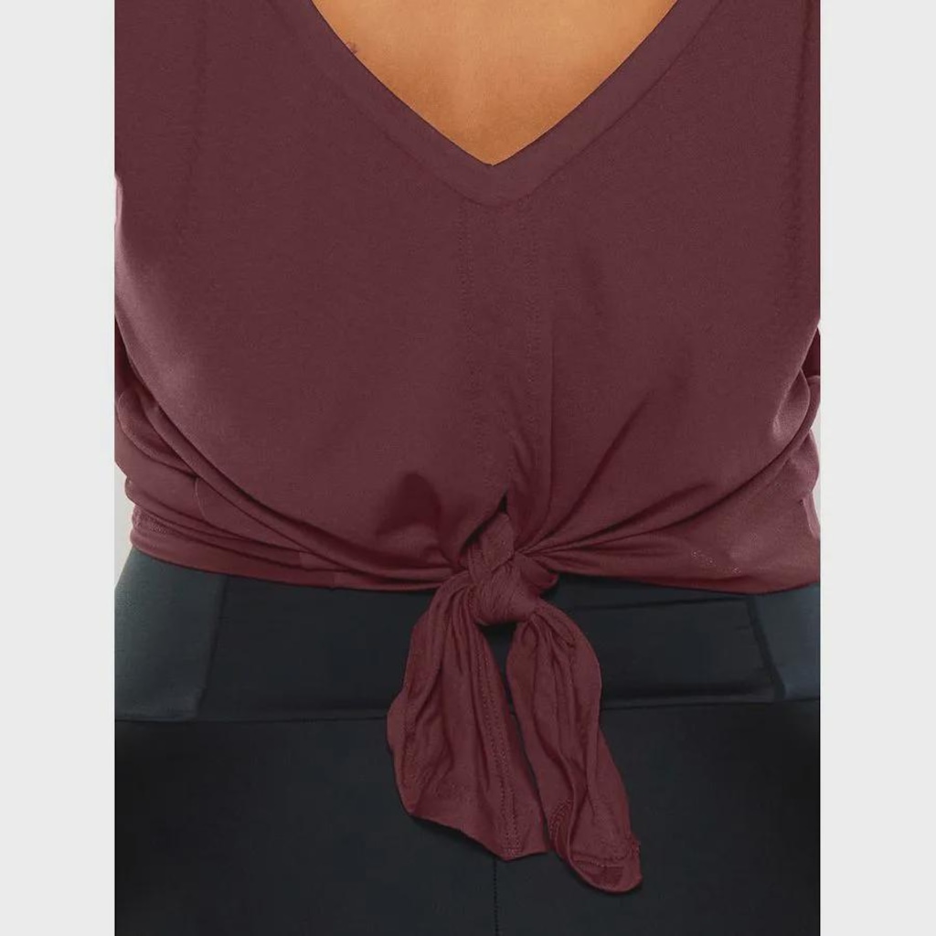 Imagem 5 do produto Camiseta Bodyforsure Decote Essentials - Feminina