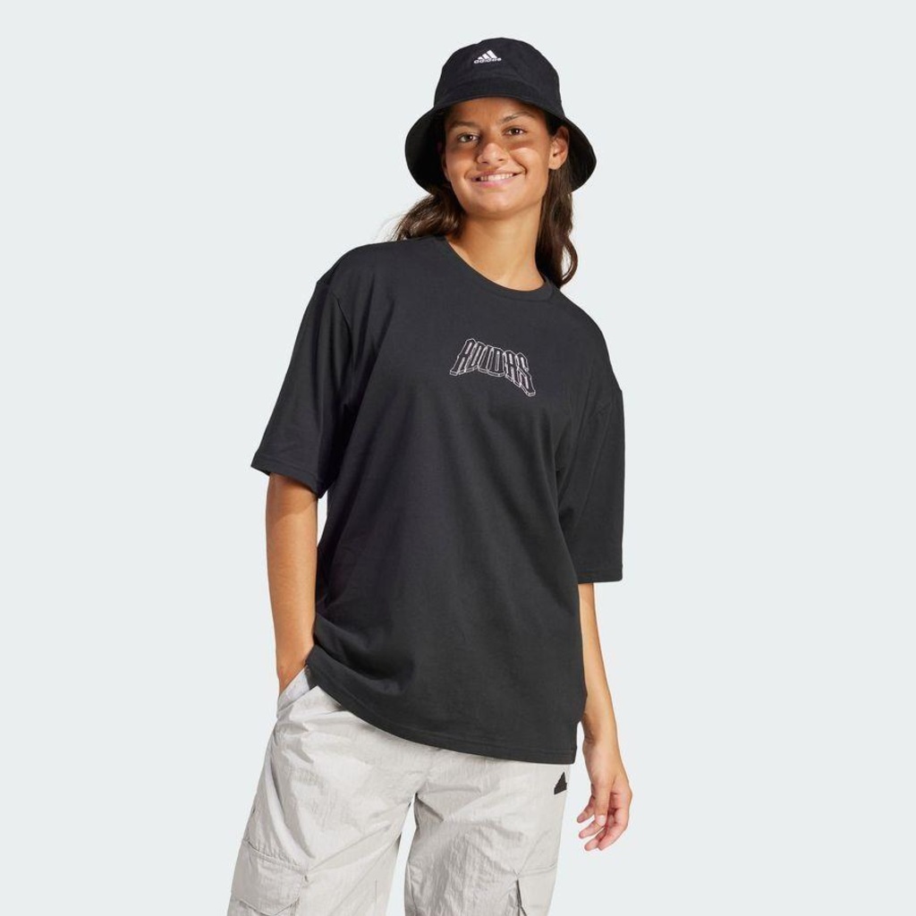 Camiseta adidas Band Aop Os Tee - Feminina - Foto 3