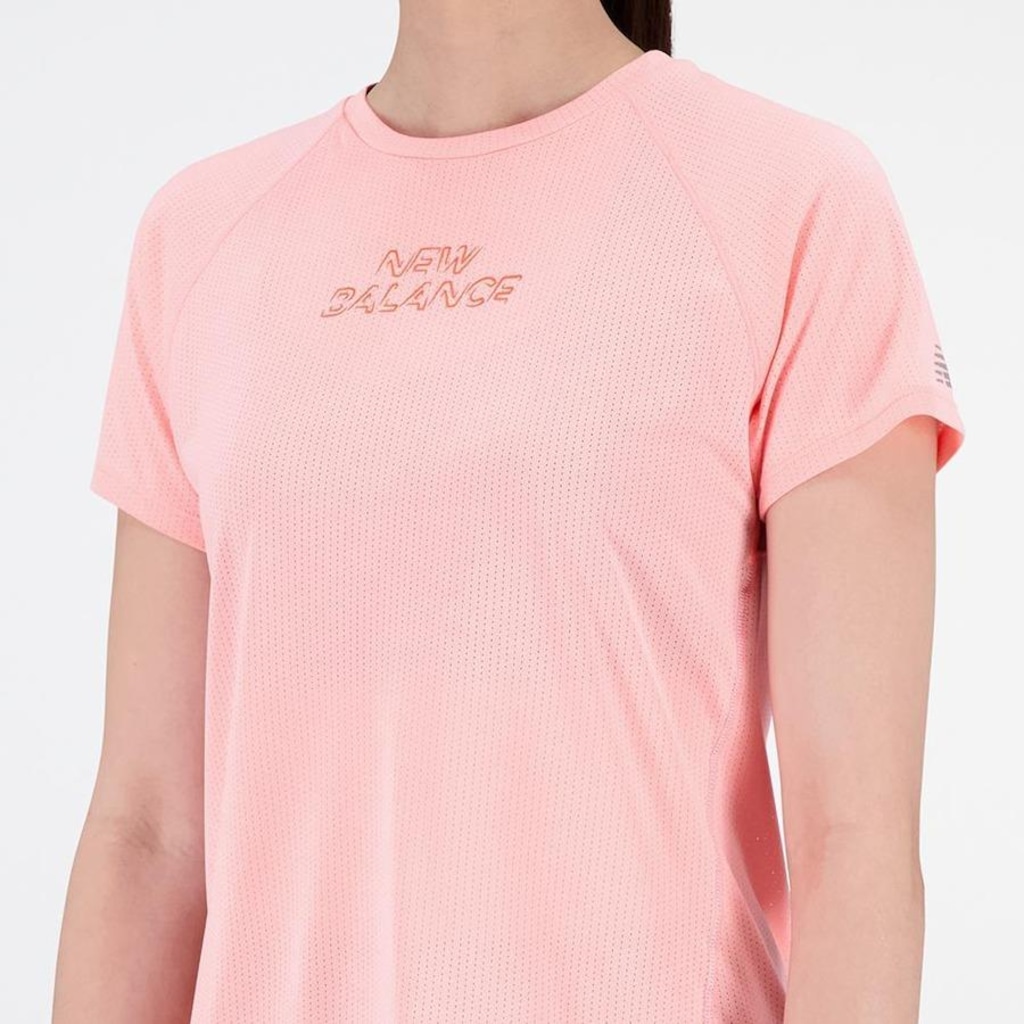 Imagem 4 do produto Camiseta New Balance Impact Run Print - Feminina