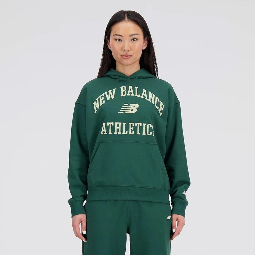 Imagem 2 do produto Blusão com Capuz New Balance Athletics Varsity - Feminino