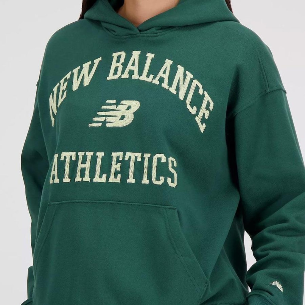 Imagem 4 do produto Blusão com Capuz New Balance Athletics Varsity - Feminino