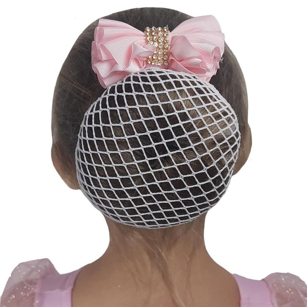 Imagem 3 do produto Redinha de Cabelo Vya Fit com Laço de Fita Infantil