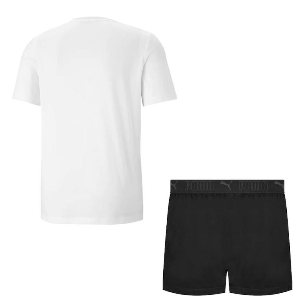 Imagem 2 do produto Conjunto Pijama Puma Camiseta + Samba Canção - Masculino