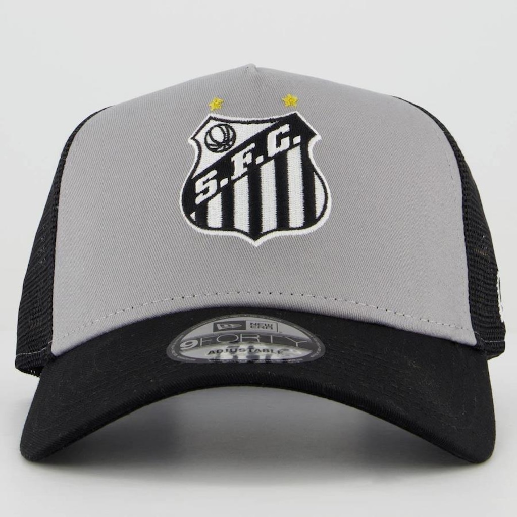 Imagem 2 do produto Boné Aba Curva New Era Santos Trucker - Snapback - Adulto