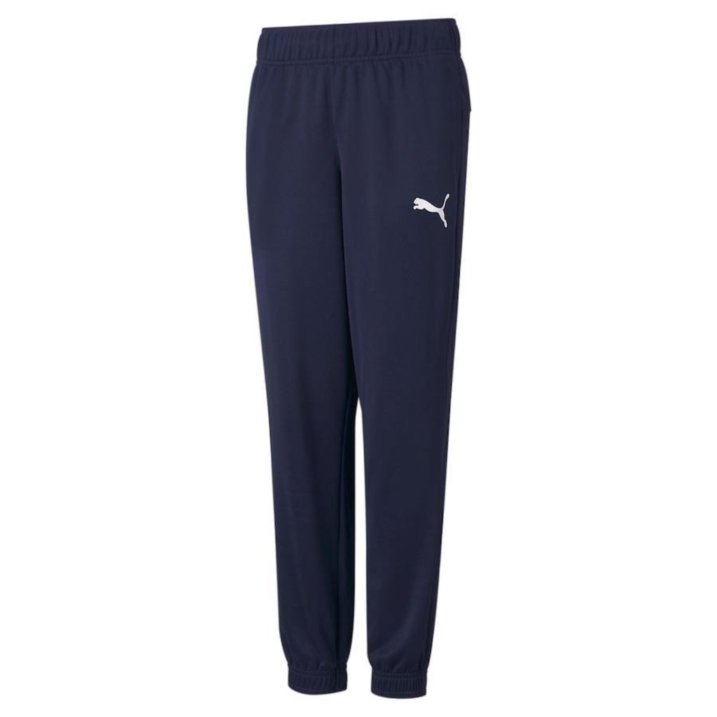 Calça de Moletom Puma Active Tricot - Infantil - Foto 1