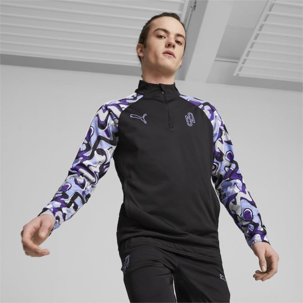 Camiseta Puma Manga Longa Neymar Jr Creativity Football Training
