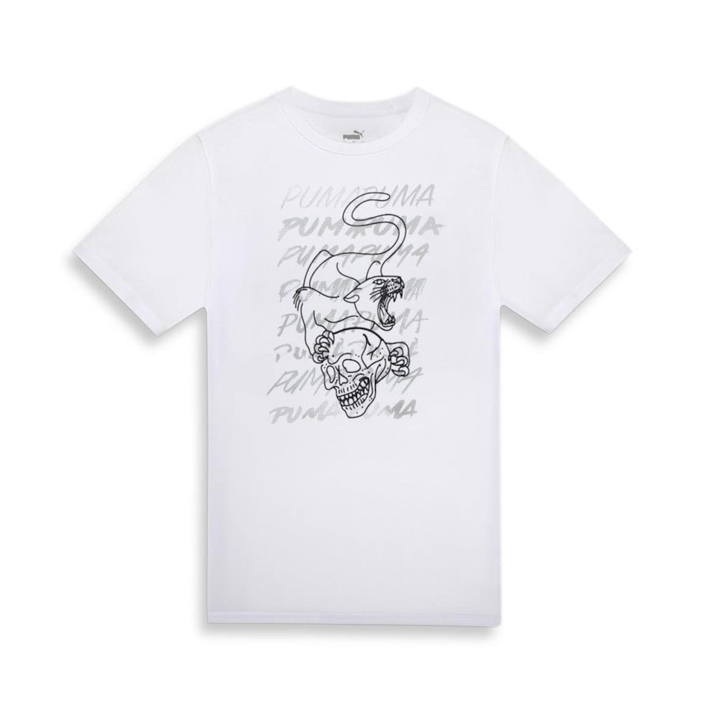 Imagem 1 do produto Camiseta Puma Training Cat And Skull - Masculina