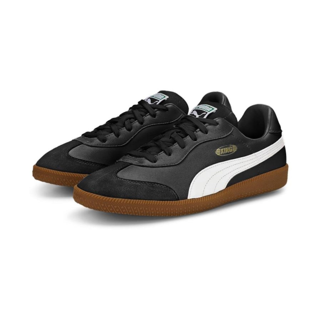 PUMA サッカーシューズ ブラック KING Court Star SL Chuteira Society Puma King Pro Fut7 Em Couro Sintético | Frete grátis