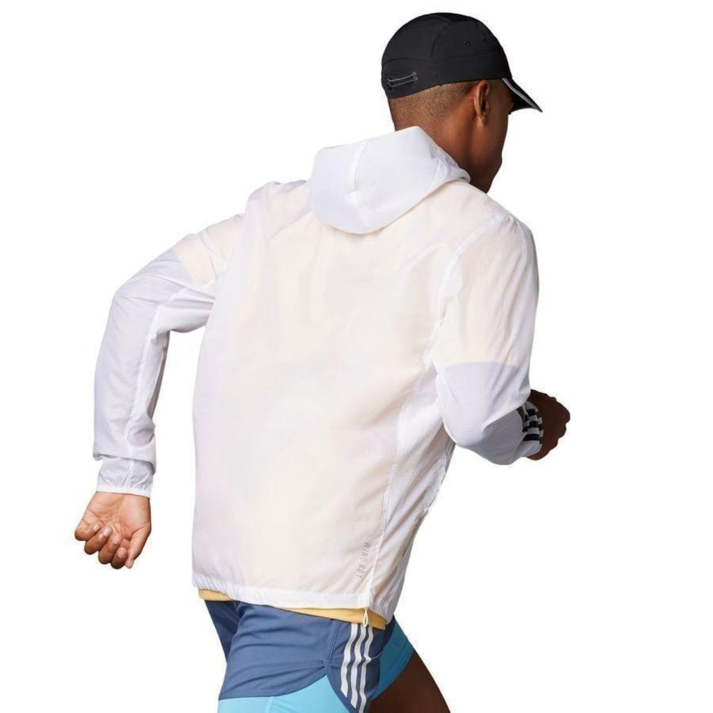 Imagem 3 do produto Jaqueta com Capuz adidas Own The Run 3 Stripes - Masculina