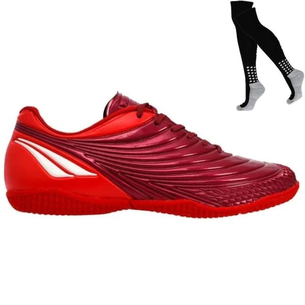 Kit Chuteira Futsal Penalty Viento Y-2 + Meião - Adulto