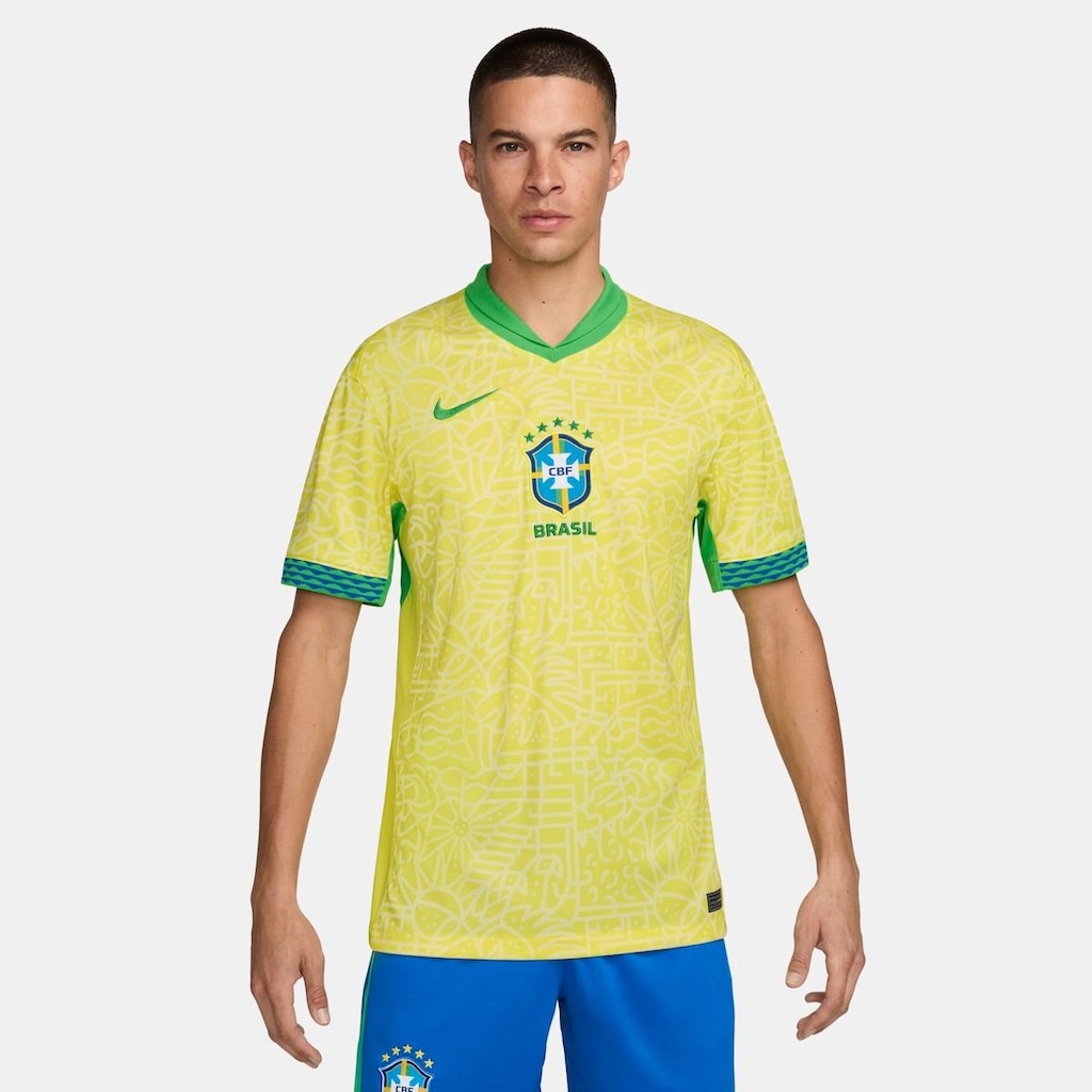 Camisa do Brasil I 2024/25 Torcedor Pro Nike - Masculina