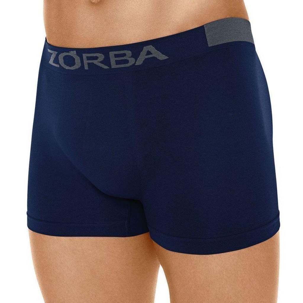 Imagem 3 do produto Kit 3 Cuecas Zorba Boxer Extreme Sport sem Costura Microfibra - Adulto