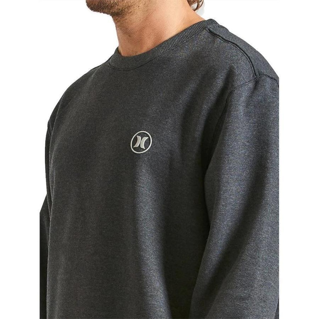 Imagem 3 do produto Blusão de Moletom sem Capuz Hurley Mini Icon Wt24 - Masculino
