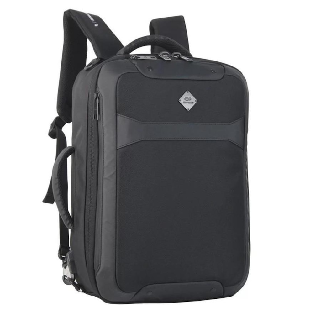 Mochila de Costas Mormaii Executiva Porta Laptop Preta 19L