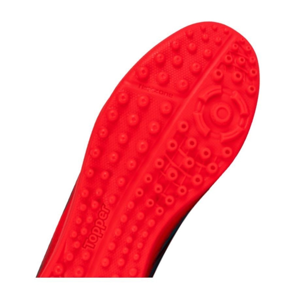 Imagem 4 do produto Chuteira Society Topper Strike V + Meia - Adulto