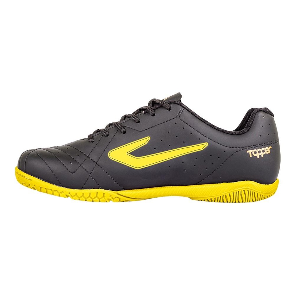 Imagem 4 do produto Kit Chuteira Futsal Topper Boleiro V + Meia Sapatilha - Adulto