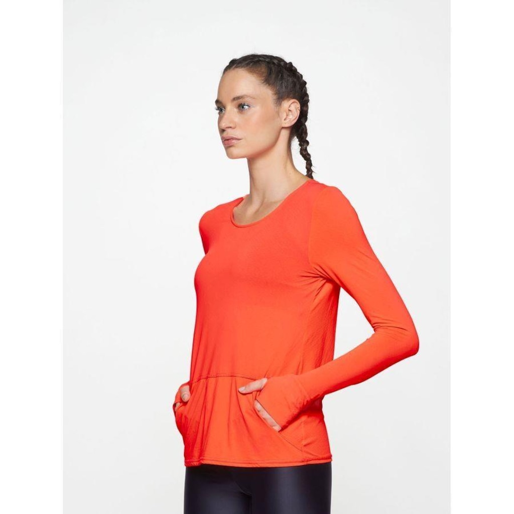 Imagem 4 do produto Camiseta Manga Longa Com Bolso Essentials - Bodyforsure - Feminina