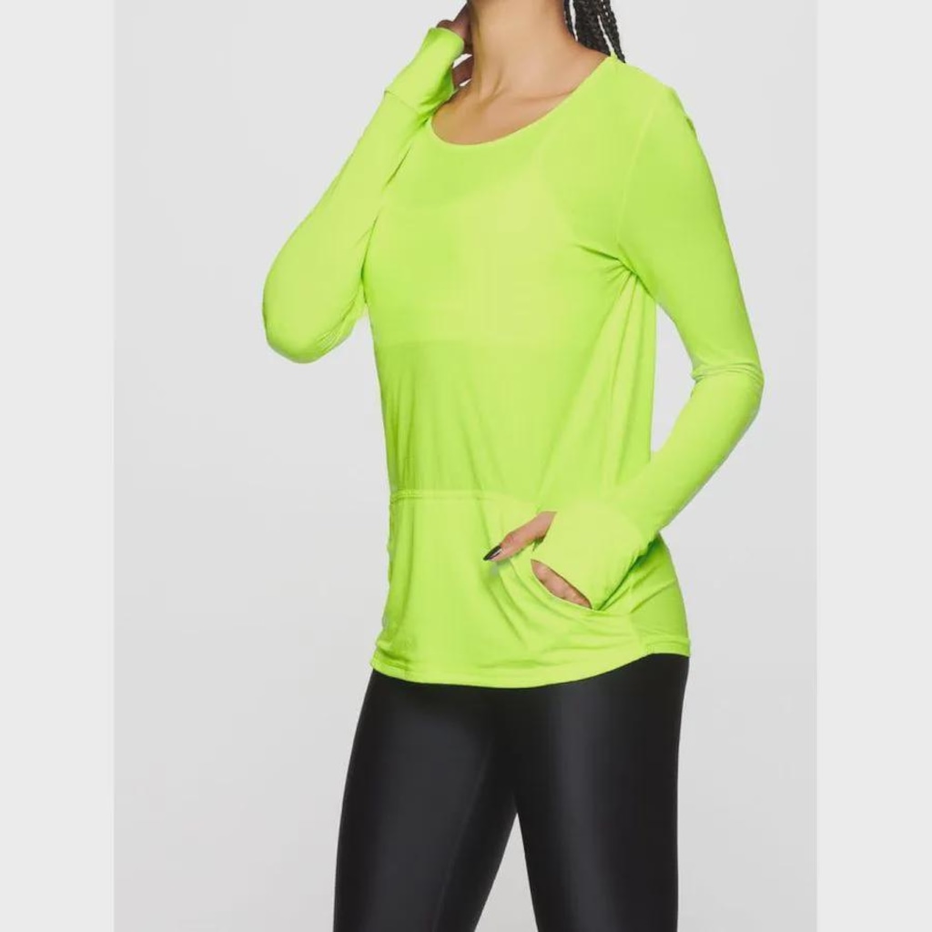 Imagem 3 do produto Camiseta Manga Longa Com Bolso Essentials - Bodyforsure - Feminina