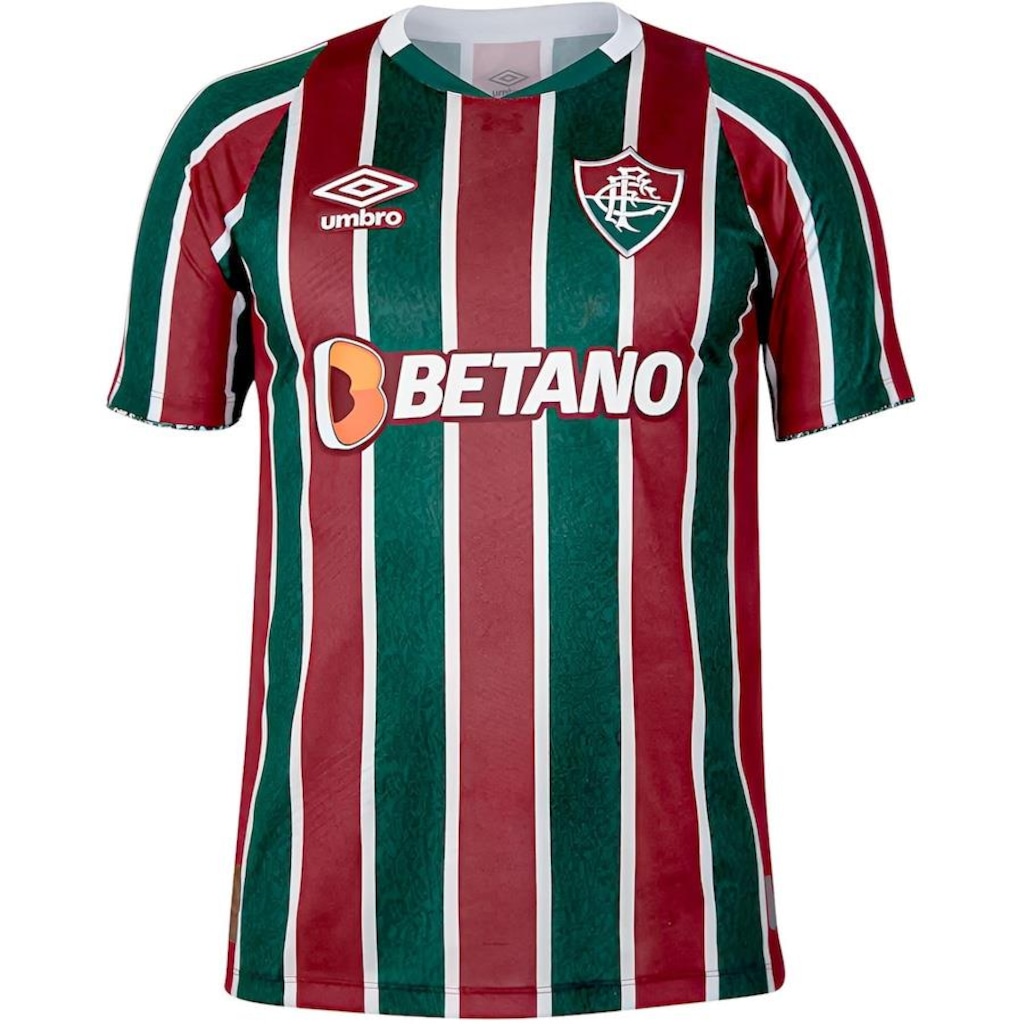 Camiseta Fluminense I 2024 Umbro Torcedor Oficial - Masculina