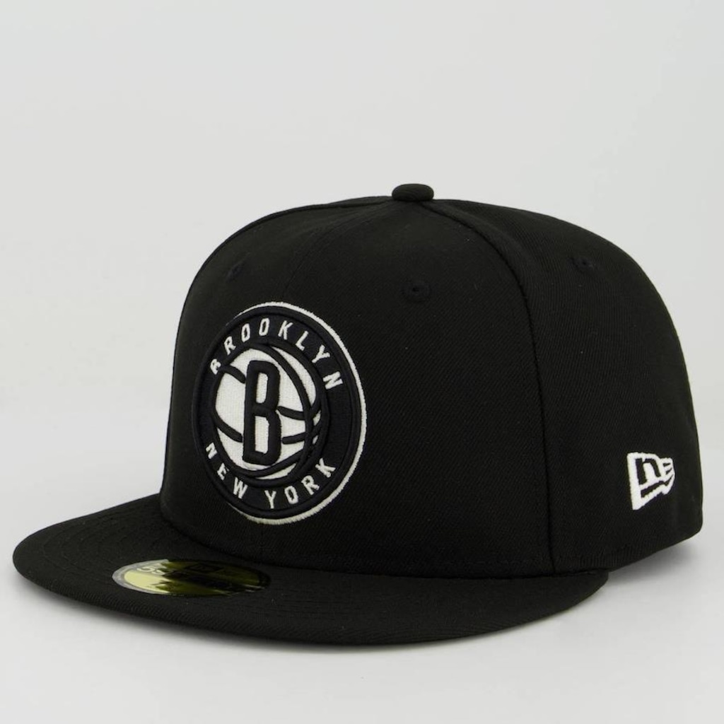Boné Aba Reta New Era Nba Brooklyn Nets - Fechado - Adulto