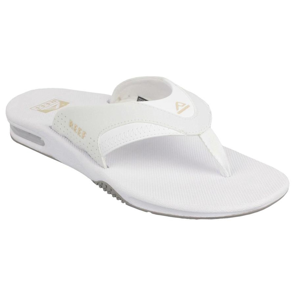Chinelo Reef Mick Fanning All White - Masculino | Centauro