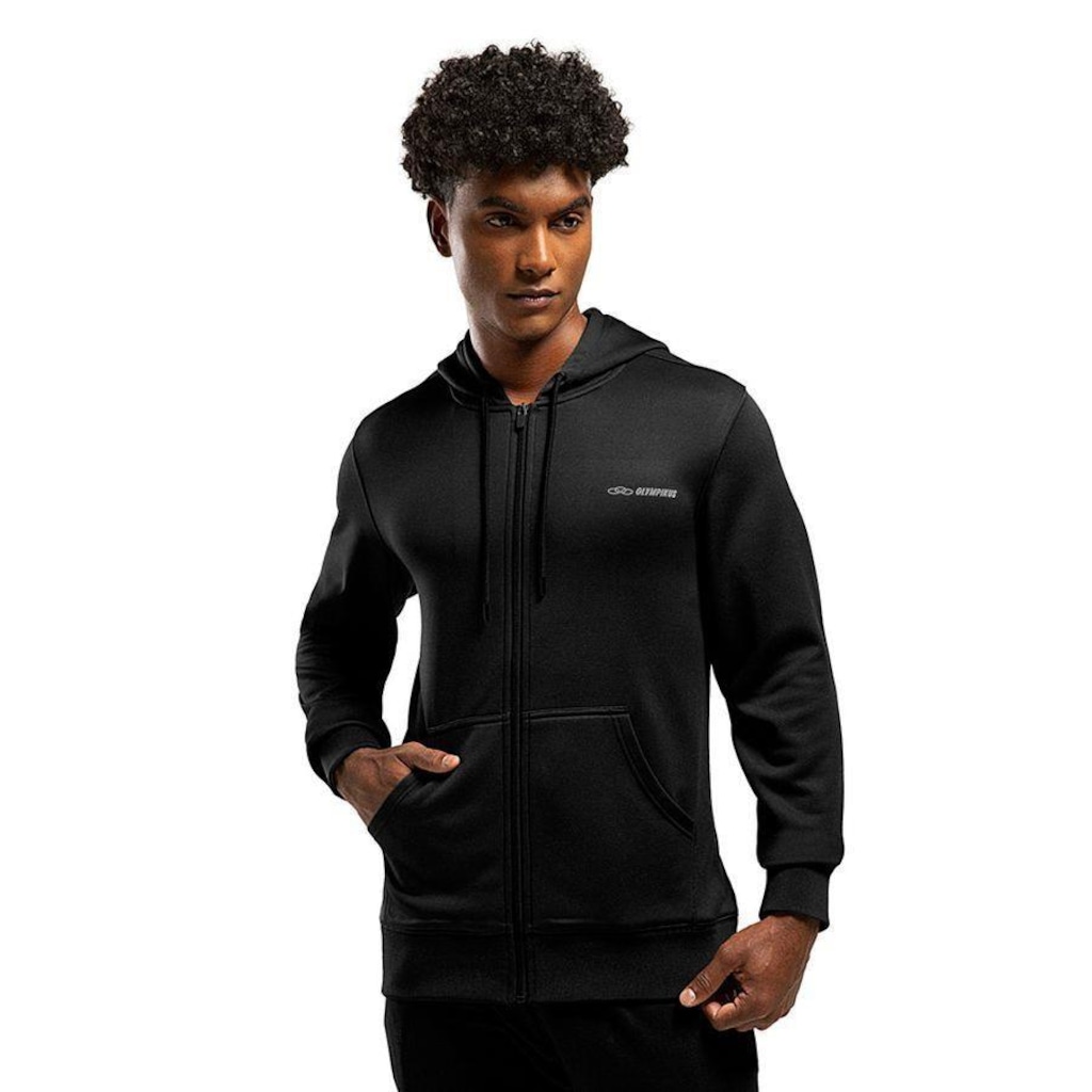 Jaqueta de Moletom com Capuz Olympikus - Masculina
