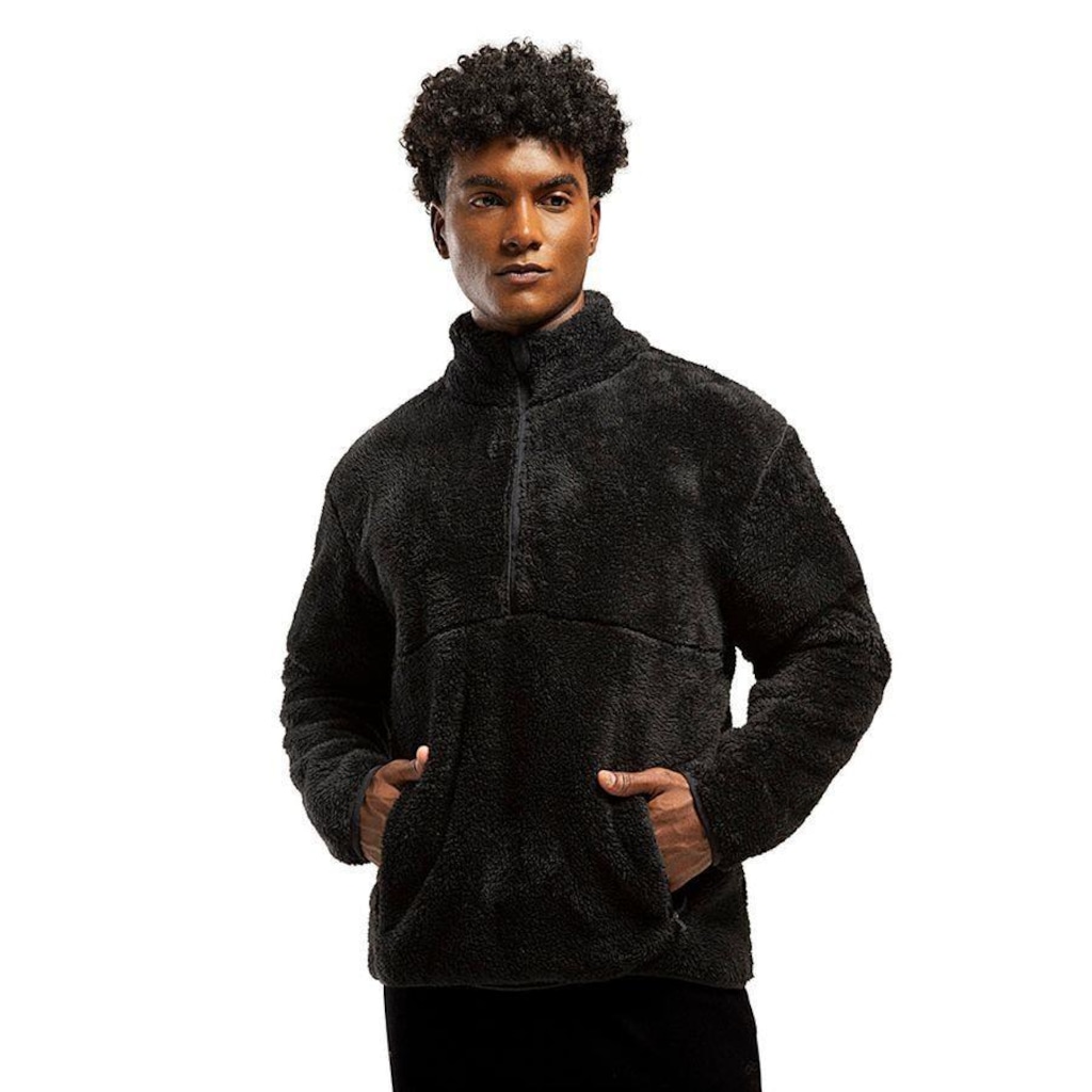 Blusão sem Capuz Olympikus Fleece - Masculino