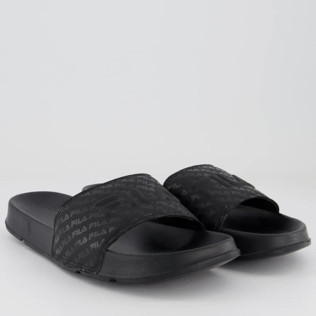 Chinelo Fila Drifter Basic Mini Logo Slide - Masculino - Foto 3