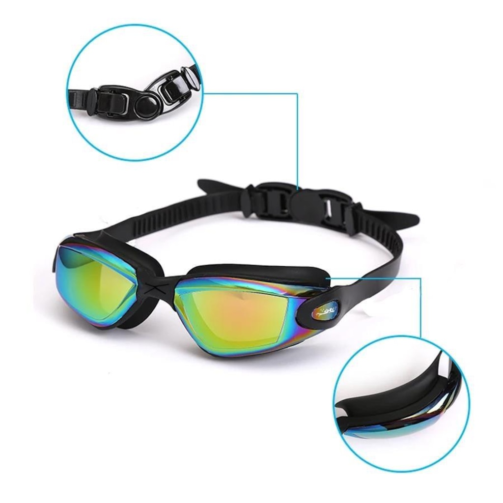 Imagem 5 do produto Oculos De Natação Gold Sports Legend Ii Dem Mirror High Definition