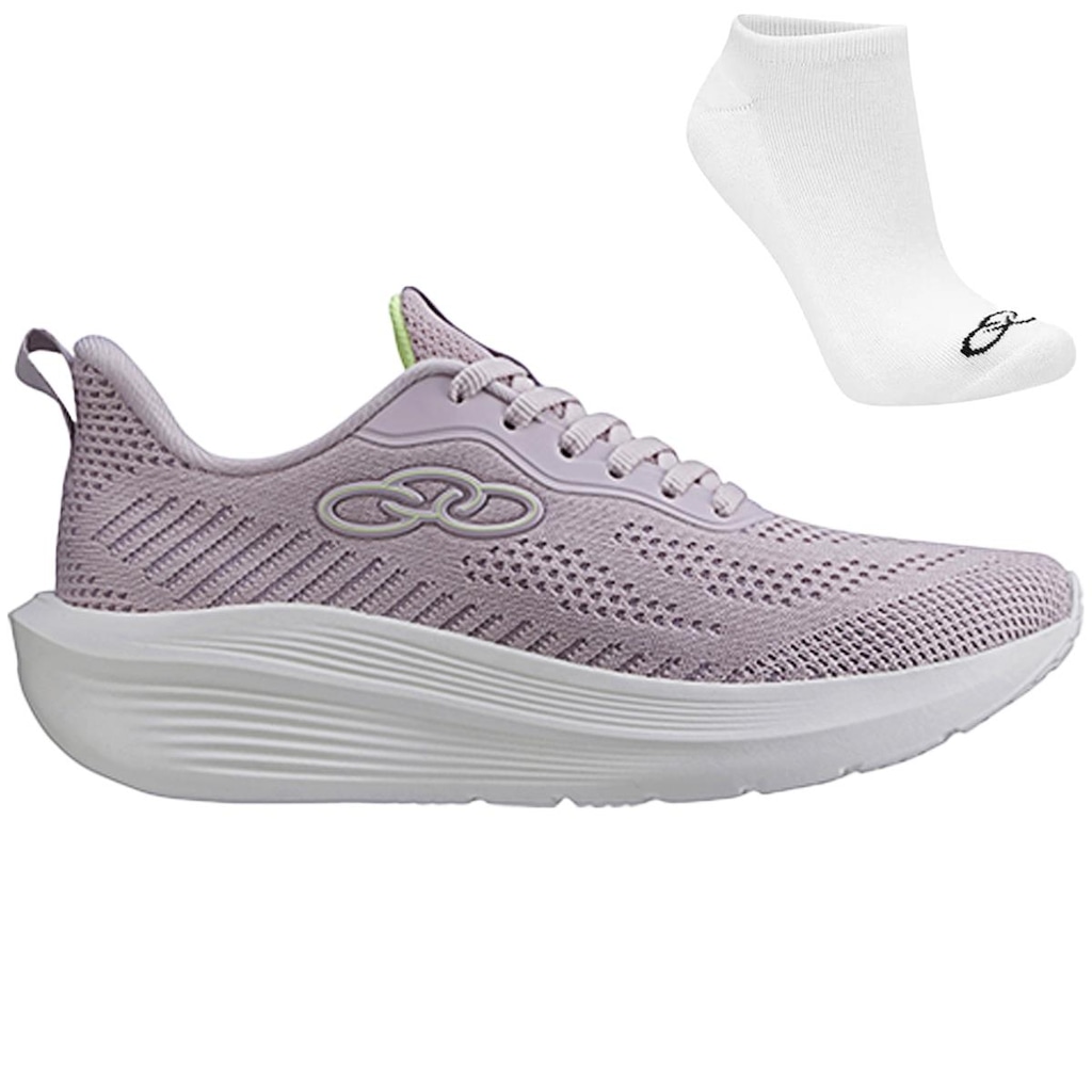 Kit Tênis Olympikus Rayo + Meia - Masculino - Foto 1