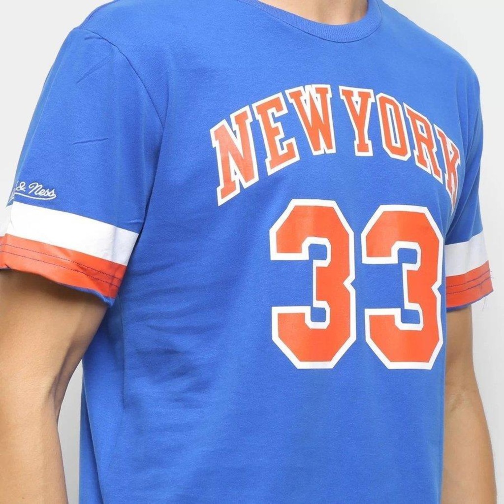Camiseta NBA New York Knicks Patrick Ewing Nº 33 Mitchell & Ness