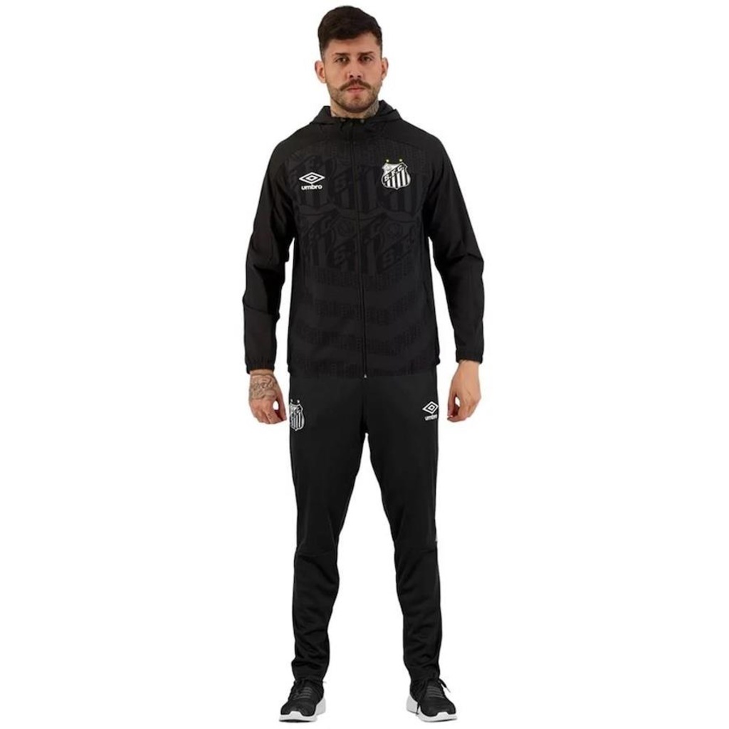 Agasalho sem Capuz do Santos Umbro - Masculino - Foto 1